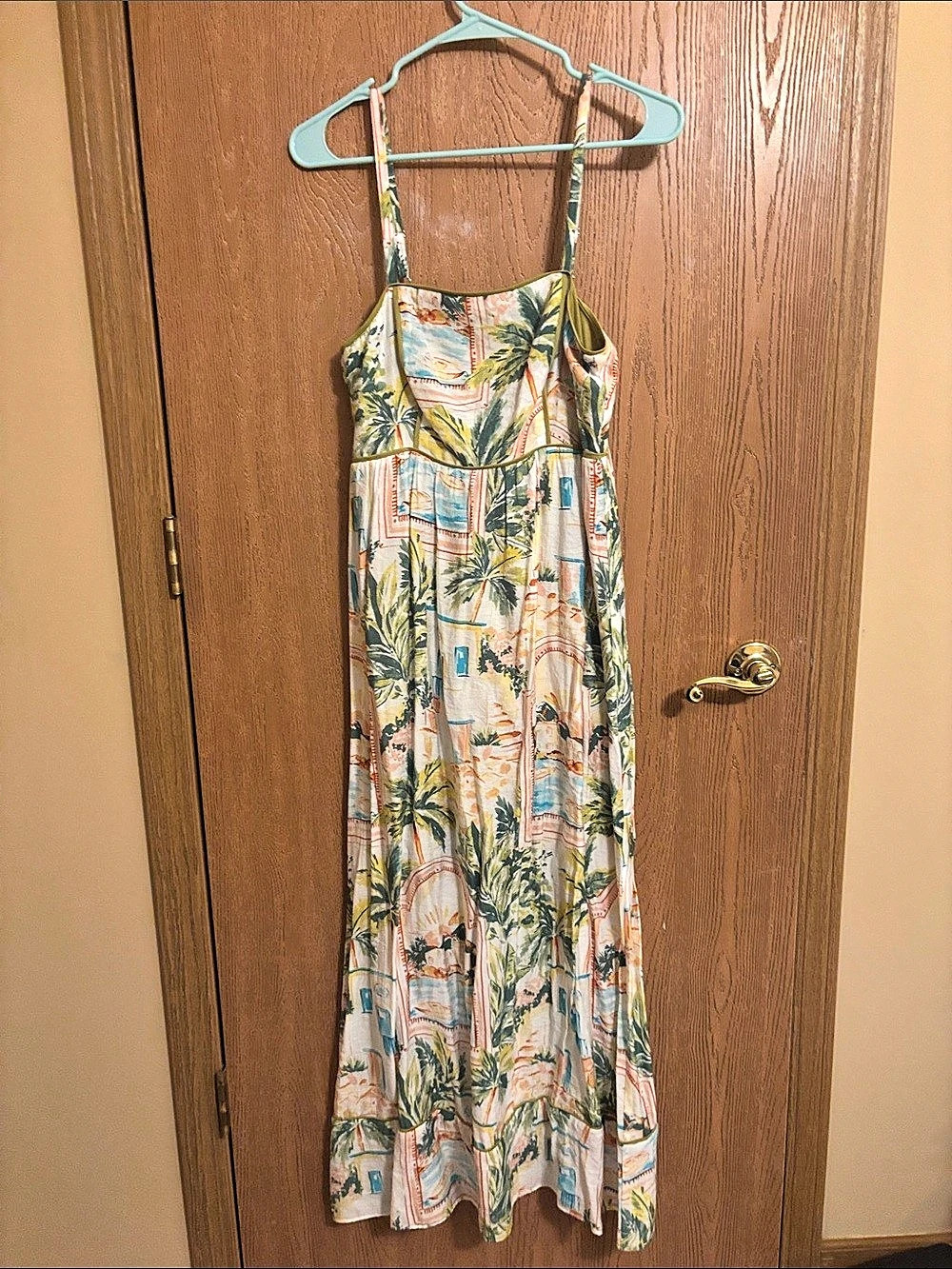 The Good Edit Tropical Floral Maxi Dress Size 2 Like New